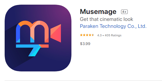 تطبيق Musemage الاحترافي للتصوير وتعديل الفيديوعلى آيفون