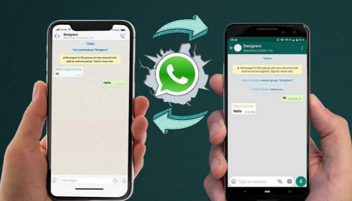 كيفية نقل بيانات دردشة WhatsApp من سامسونج إلى الايفون