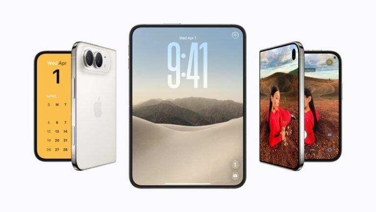 iPhone Duo في وضعي الطي والفتح مع بدء الطلب المسبق في السعودية